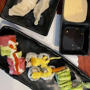 sushi and sashimi, sashimi, food, sushi