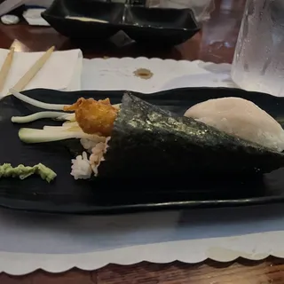 42. Shrimp Tempura Hand Roll