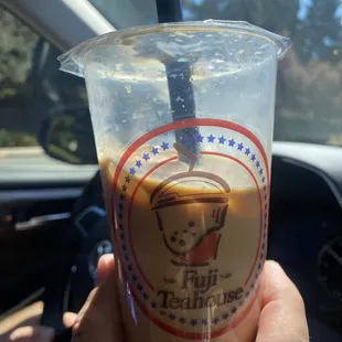 Viet Iced Coffee with boba (only comes in regular size)