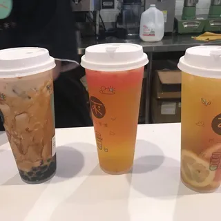 Signature Dirty Milk with Boba