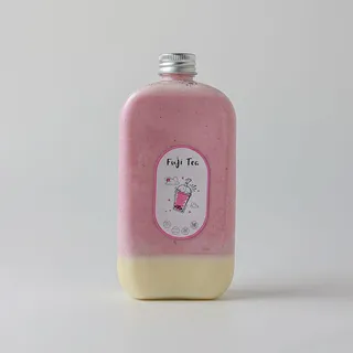 Strawberry Milk with Panna Cotta