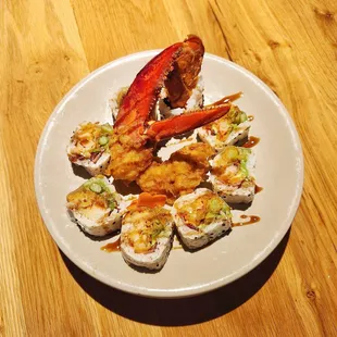 Main Lobster Tempura roll (soy paper)
