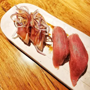 Albacore Sushi and Blue Fin Sushi