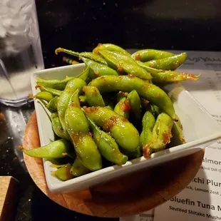 Chili Garlic Edamame