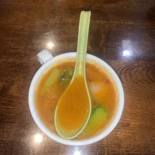 Tom Yum With shrimp