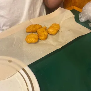 The ... chicken nuggets