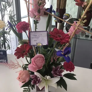 Flowers for our anniversary!