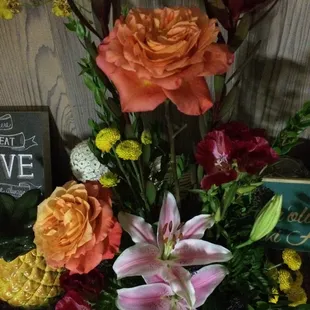 The arrangement got more beautiful in a couple of days!