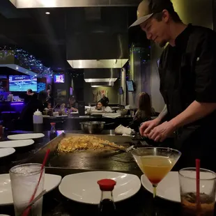 sushi and sashimi, interior