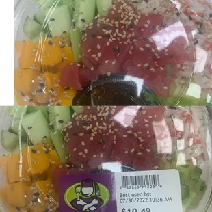 Tuna poke bowl
