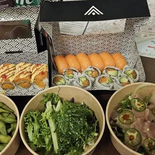 Dont believe the Edamame was salted, which is my only feedback. However, i ordered late. So with that said 10/10 on the sushi dinner!