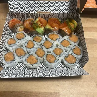 Mango Salmon Rolls