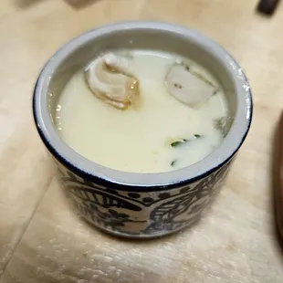 Anago and matsutake mushroom Chawan mushi