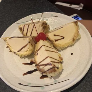 Deep fried ice cream