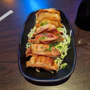 Gyoza with shrimp