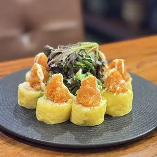 Pyramid roll: great citrus flavors! Super nice balance. This is our other favorite roll.