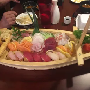 sashimi, sushi, sushi and sashimi, food