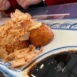 Fried octopus balls