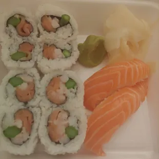 Smoked Salmon Sushi