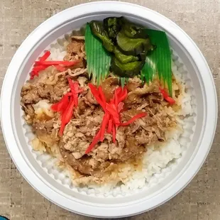 Gyudon bowl for under $5 is a steal!