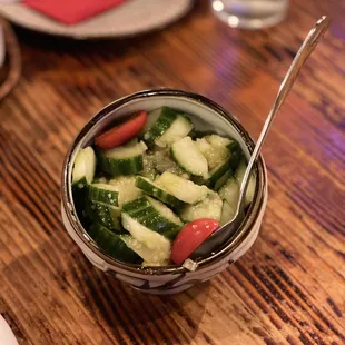 Garlic Cucumbers