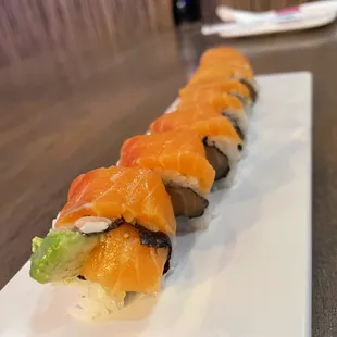 double salmon roll