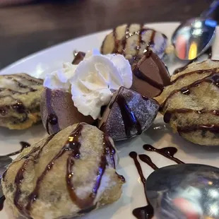 Fried Oreo and mochi