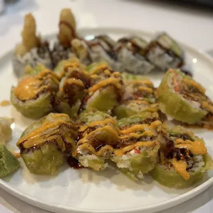 Fujiya Roll and Chicken Tempura Roll