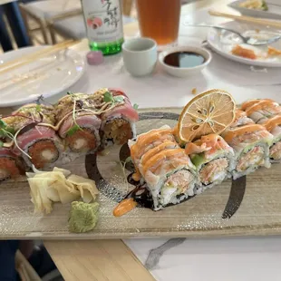 Chef Specials this week - October &amp; Mexican Sushi rolls! Gotta try them out! Very fresh &amp; delicious!!