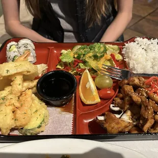 Teriyaki chicken bento box