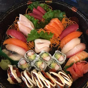 sashimi, sushi and sashimi, food, sushi