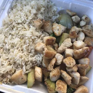 Chicken hibachi lunch special