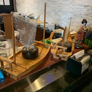 a model of a boat