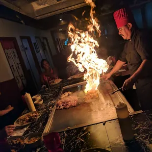 interior, sushi and sashimi