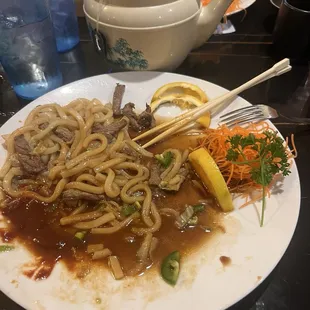 Steak udon and Steak Yaki Udon