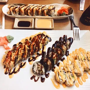 All cooked Sushi