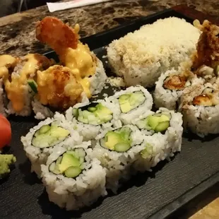 Assorted half off rolls.