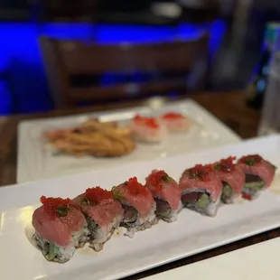 food, sushi and sashimi