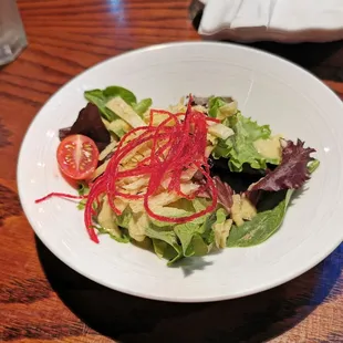 Side salad that came with gyudon