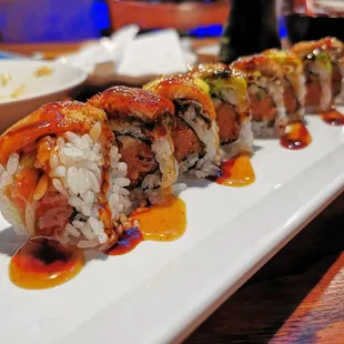 Angry dragon roll