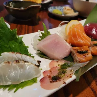 sashimi, sushi and sashimi, food, sushi