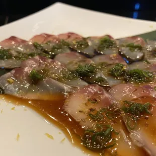 Sea Bass Sashimi