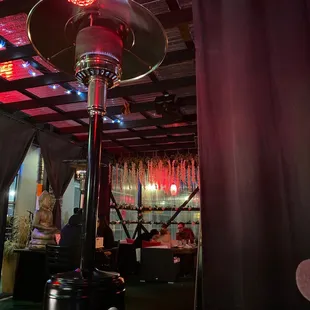 Outdoor patio seating