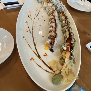 Clearwater roll, Japanese Bagel roll, Alaskan roll