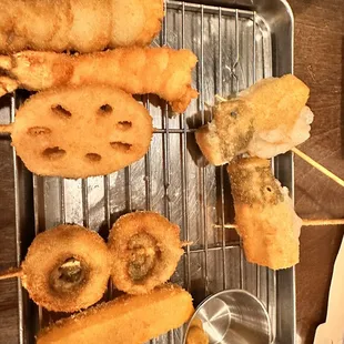 Various fried items