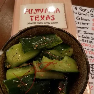 Smashed (tataki) Cucumber Pickles