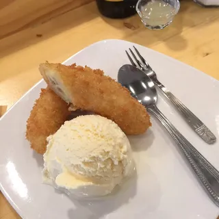 Banana Kushi Katsu w/Vanilla Ice Cream