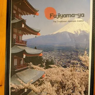 Menu cover
