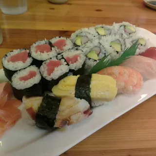 Maguro, Hamachi, Ebi, Tako, Tamago, Tekka Maki And Calif