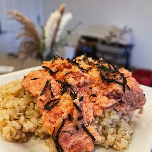 Spicy Tuna Don + Brown Rice